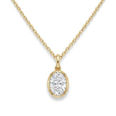 Bellia Aura Solitaire Pendant Necklace