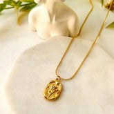 Bellia Divine Grace Pendant Necklace – Gold Sacred Charm Necklace