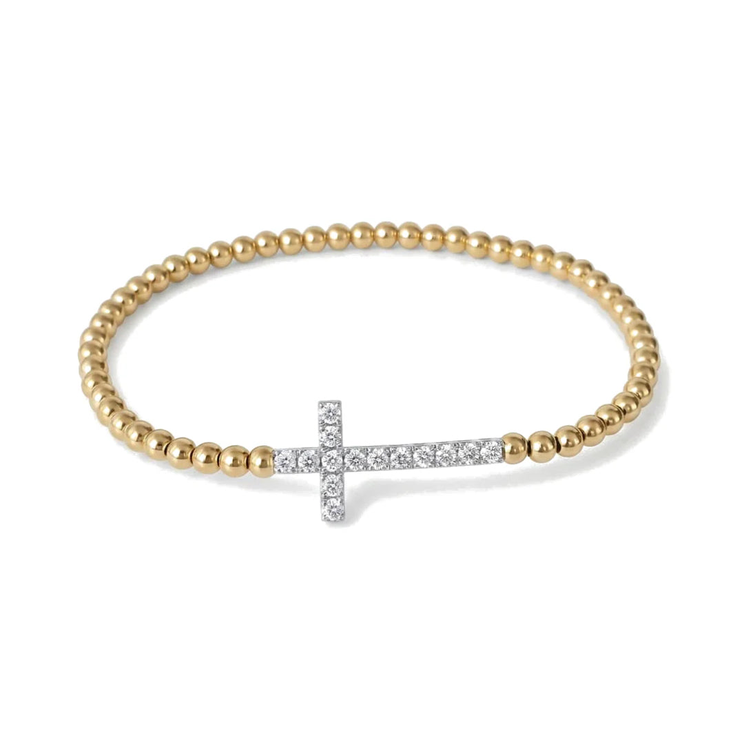 Bellia Divine Cross Bracelet