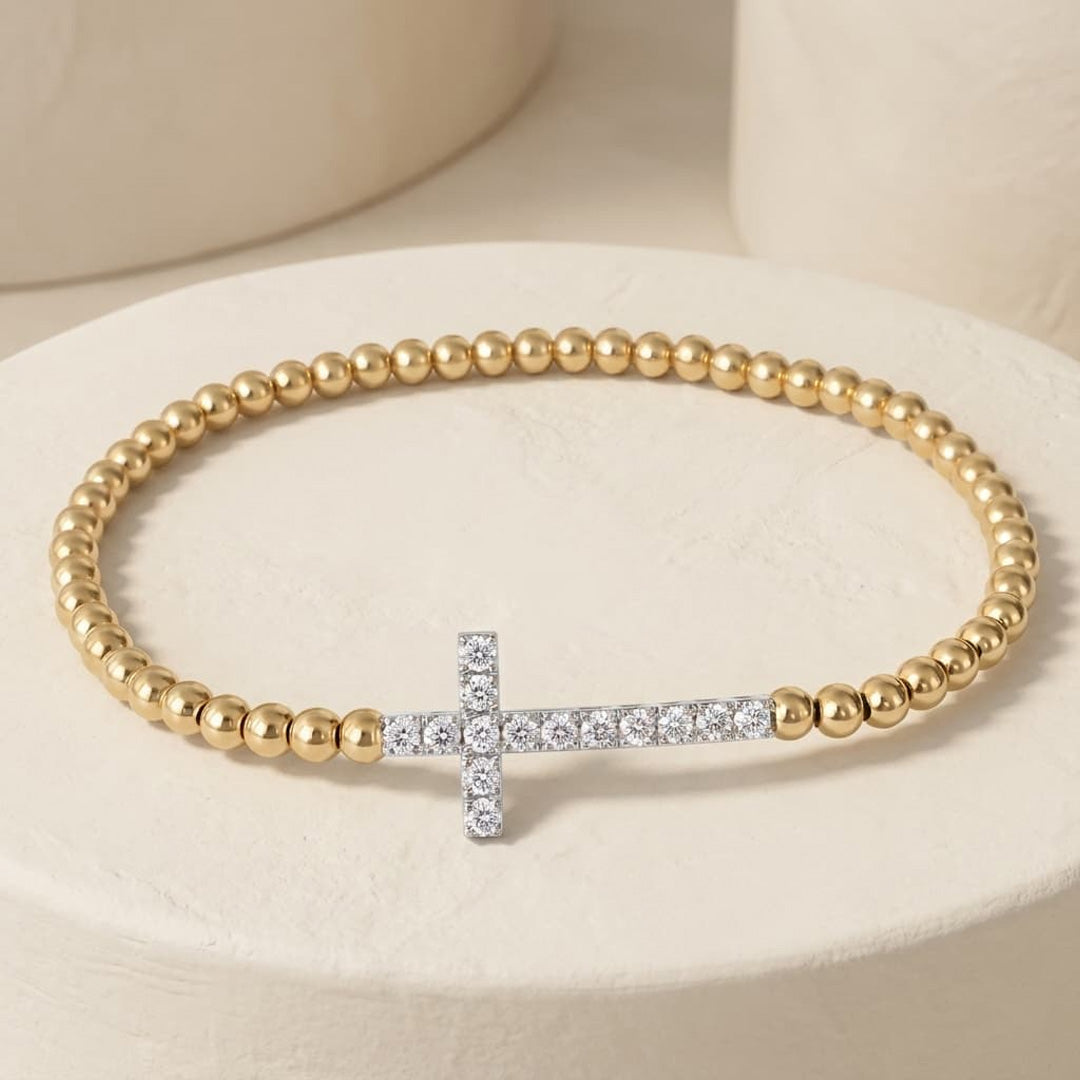 Bellia Divine Cross Bracelet