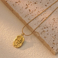 Bellia Divine Grace Pendant Necklace – Gold Sacred Charm Necklace